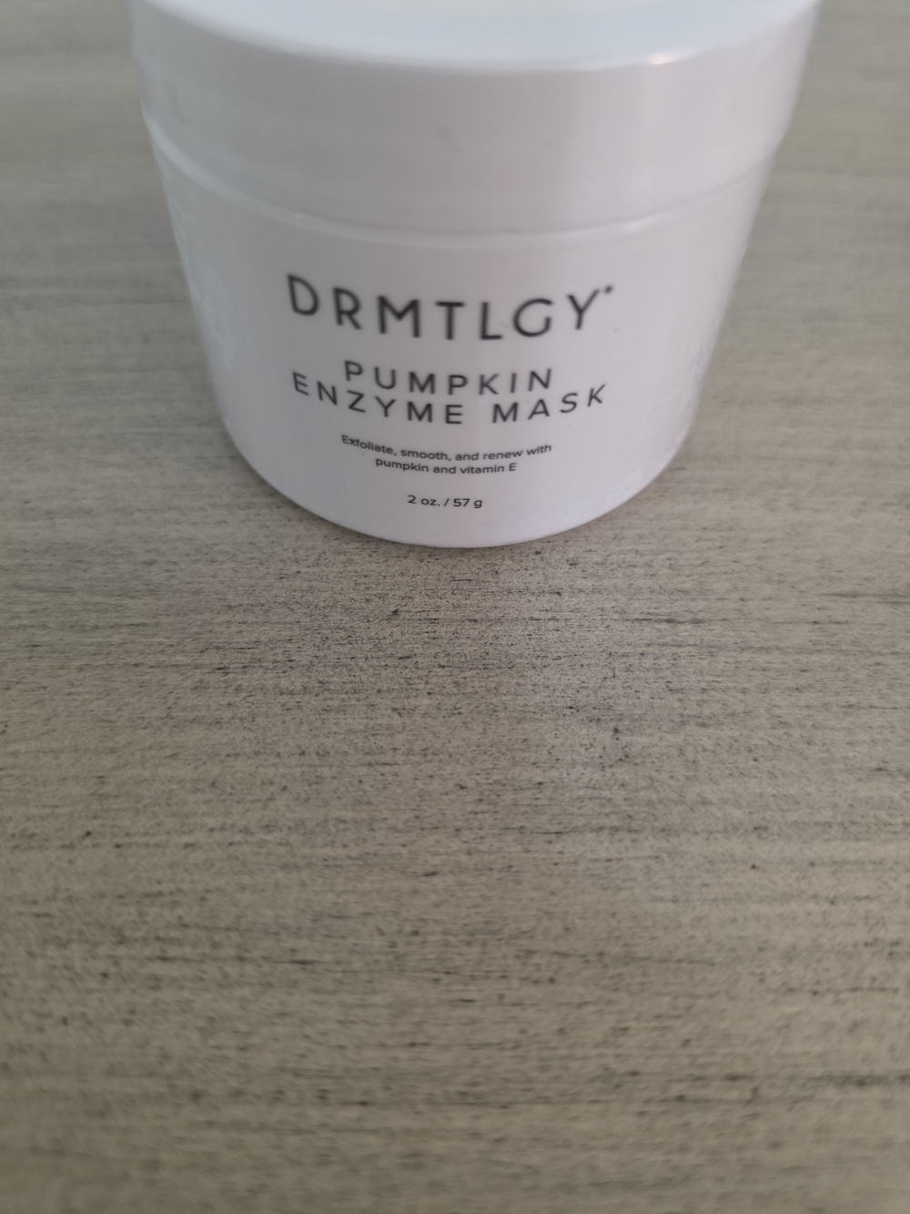 DRMTLGY Pumpkin Enzyme Mask White